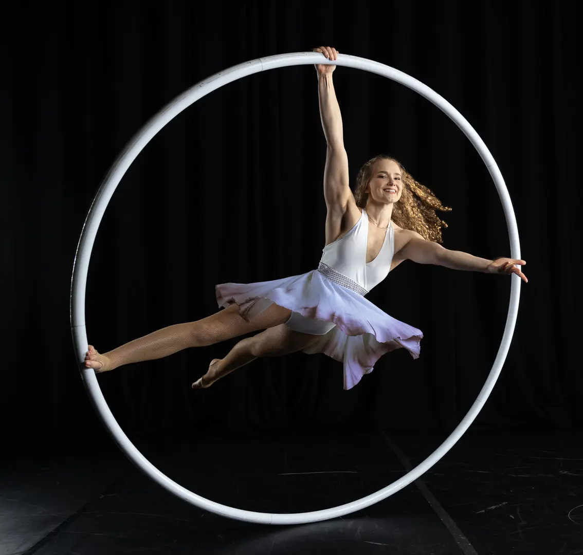 Paige Horil - Cyr Wheel Flag